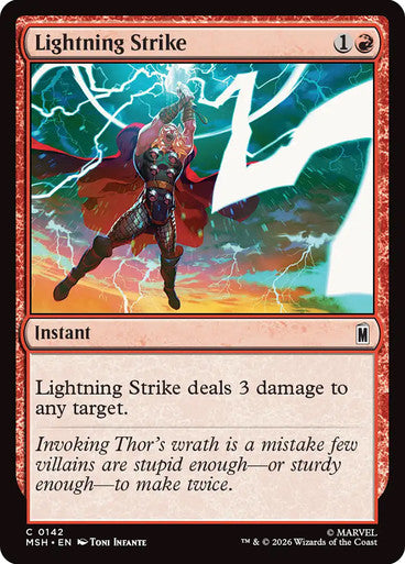 Lightning Strike: Marvel Super Heroes