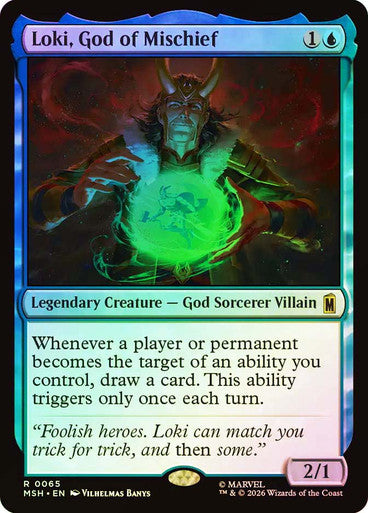 Loki, God of Mischief - (Foil): Marvel Super Heroes