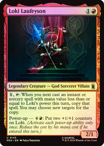 Loki Laufeyson - (Foil): Marvel Super Heroes