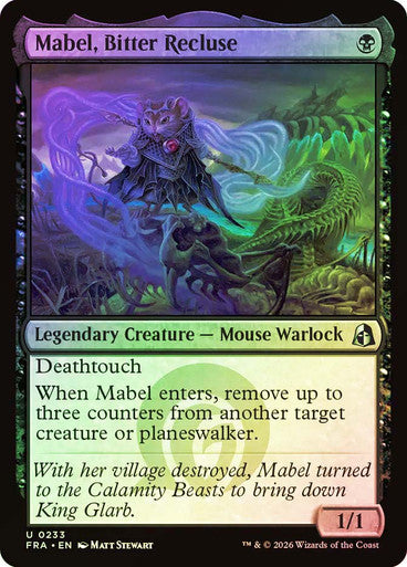 Mabel, Bitter Recluse - (Foil): Reality Fracture