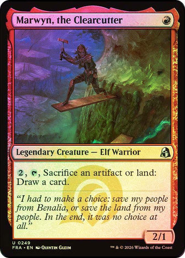 Marwyn, the Clearcutter - (Foil): Reality Fracture
