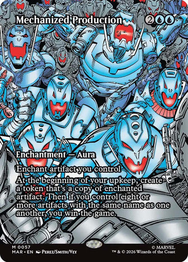 Mechanized Production (Borderless) (#057): Marvel Universe