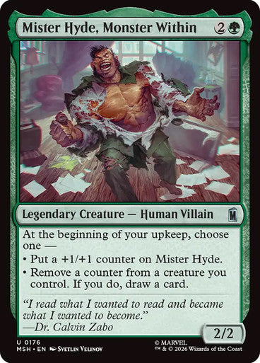 Mister Hyde, Monster Within: Marvel Super Heroes