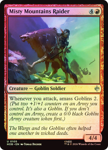 Misty Mountains Raider - (Foil): The Hobbit