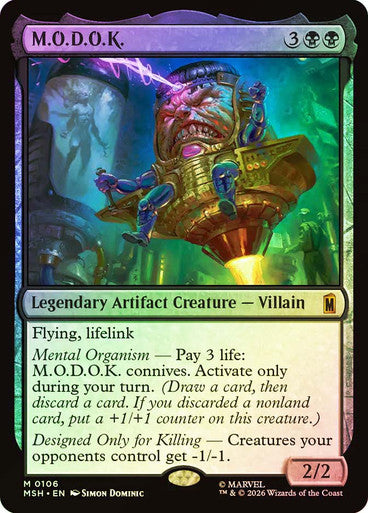 M.O.D.O.K. - (Foil): Marvel Super Heroes