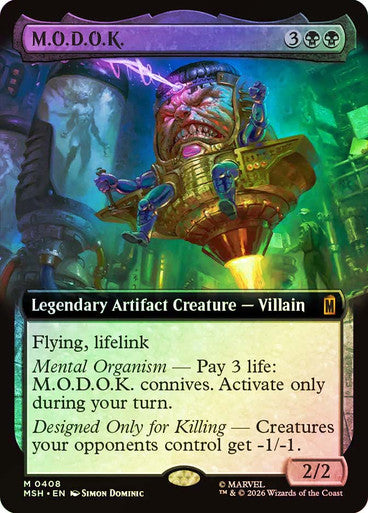 M.O.D.O.K. (Extended Art) (#408) - (Foil): Marvel Super Heroes