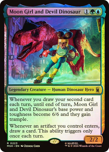 Moon Girl and Devil Dinosaur - (Foil): Marvel Super Heroes
