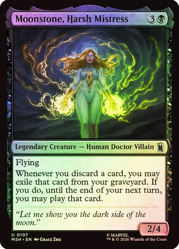 Moonstone, Harsh Mistress - (Foil): Marvel Super Heroes