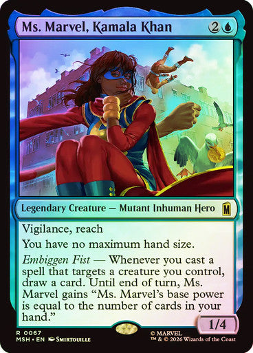 Ms. Marvel, Kamala Khan - (Foil): Marvel Super Heroes