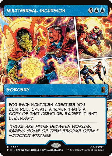 Multiversal Incursion (Showcase, Borderless) (#300): Marvel Super Heroes