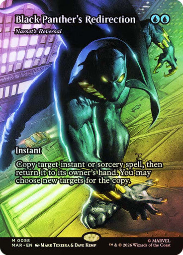 Narset's Reversal (Borderless) (#058) - (Foil): Marvel Universe