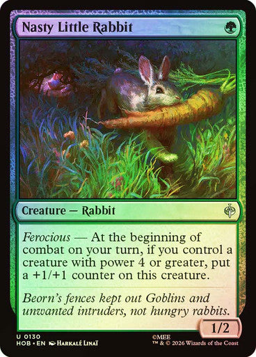 Nasty Little Rabbit - (Foil): The Hobbit