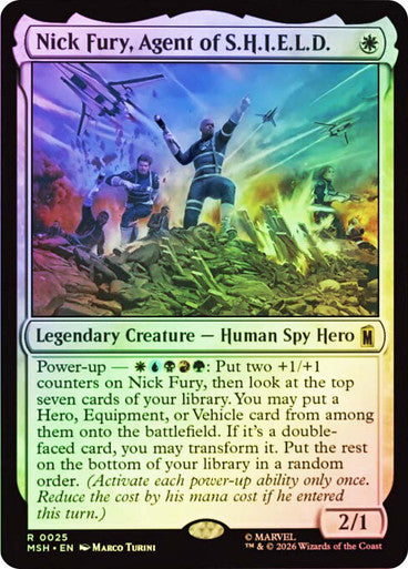 Nick Fury, Agent of S.H.I.E.L.D. - (Foil): Marvel Super Heroes
