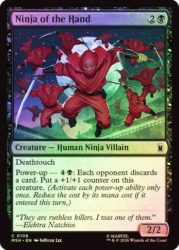 Ninja of the Hand - (Foil): Marvel Super Heroes