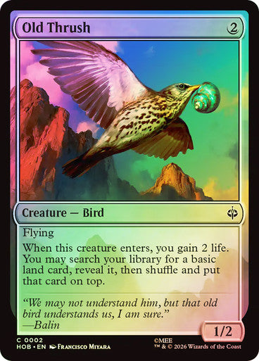 Old Thrush - (Foil): The Hobbit