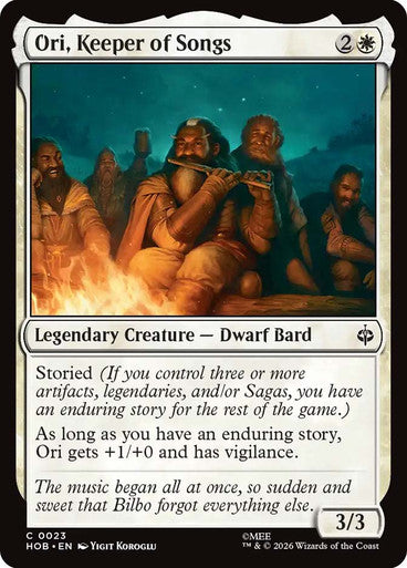 Ori, Keeper of Songs: The Hobbit