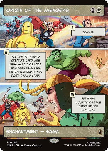 Origin of the Avengers (Showcase, Borderless) (#298): Marvel Super Heroes