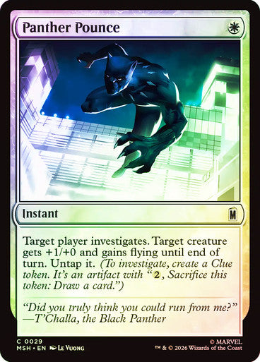 Panther Pounce - (Foil): Marvel Super Heroes