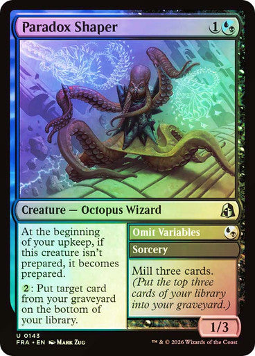 Paradox Shaper // Omit Variables - (Foil): Reality Fracture