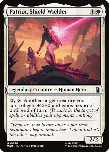 Patriot, Shield Wielder: Marvel Super Heroes