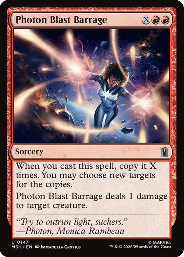 Photon Blast Barrage: Marvel Super Heroes