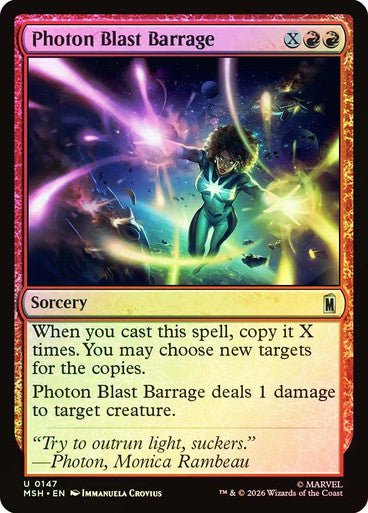 Photon Blast Barrage - (Foil): Marvel Super Heroes