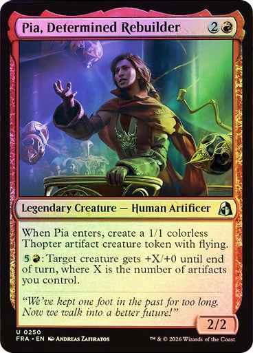 Pia, Determined Rebuilder - (Foil): Reality Fracture