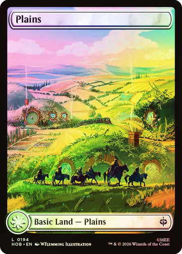 Plains (Full Art) (#194) - (Foil): The Hobbit