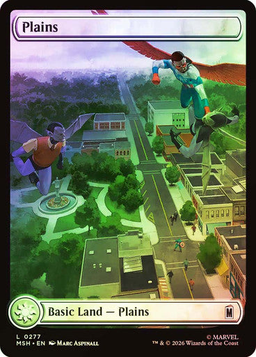 Plains (Full Art) (#277) - (Foil): Marvel Super Heroes