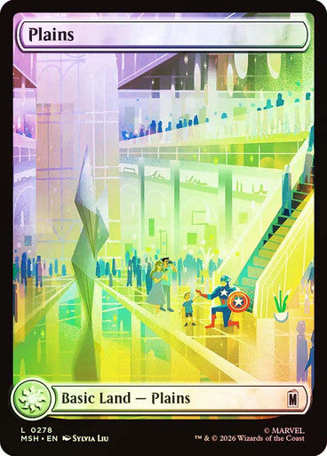 Plains (Full Art) (#278) - (Foil): Marvel Super Heroes