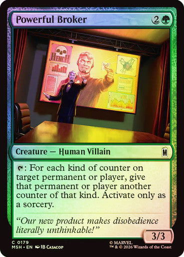 Powerful Broker - (Foil): Marvel Super Heroes
