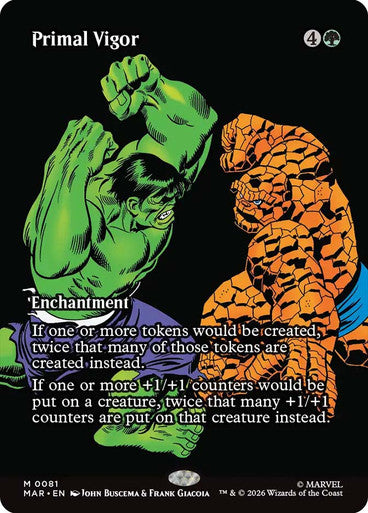 Primal Vigor (Borderless) (#081): Marvel Universe