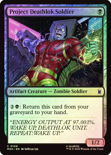 Project Deathlok Soldier - (Foil): Marvel Super Heroes