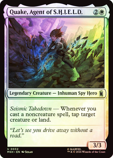 Quake, Agent of S.H.I.E.L.D. - (Foil): Marvel Super Heroes