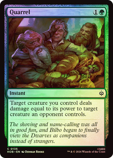 Quarrel - (Foil): The Hobbit