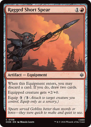 Ragged Short Spear: The Hobbit
