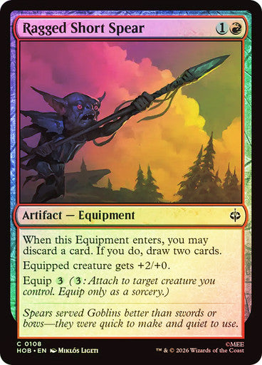 Ragged Short Spear - (Foil): The Hobbit