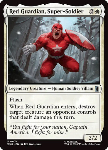 Red Guardian, Super-Soldier: Marvel Super Heroes