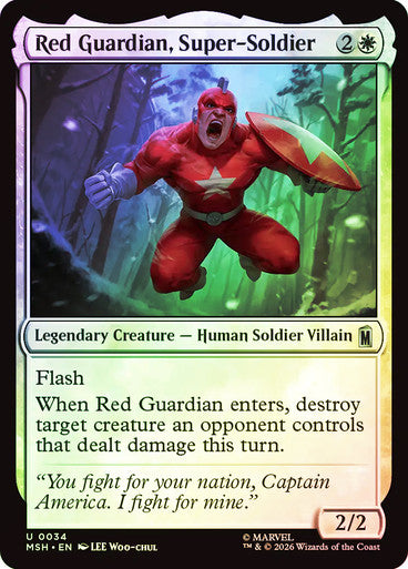 Red Guardian, Super-Soldier - (Foil): Marvel Super Heroes
