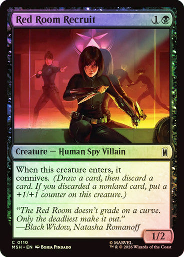 Red Room Recruit - (Foil): Marvel Super Heroes