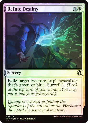 Refute Destiny - (Foil): Reality Fracture