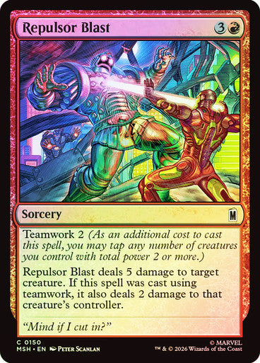 Repulsor Blast - (Foil): Marvel Super Heroes
