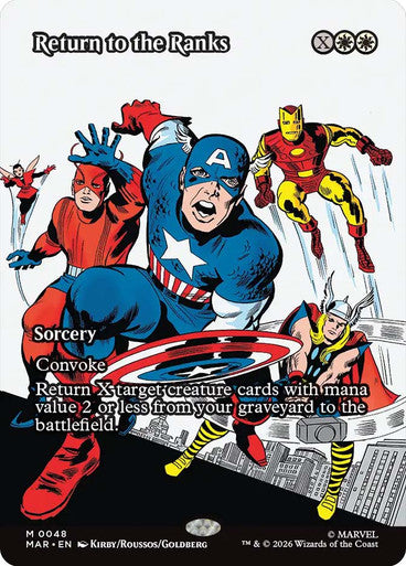 Return to the Ranks (Borderless) (#048): Marvel Universe