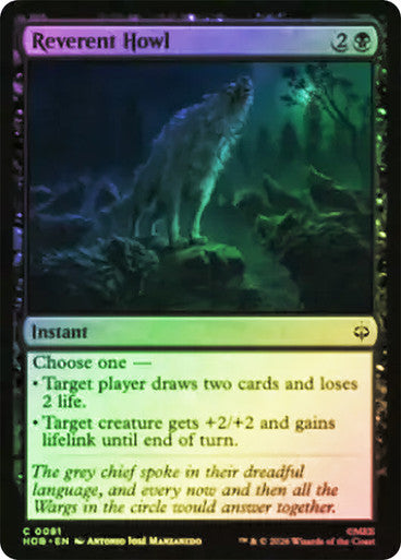 Reverent Howl - (Foil): The Hobbit