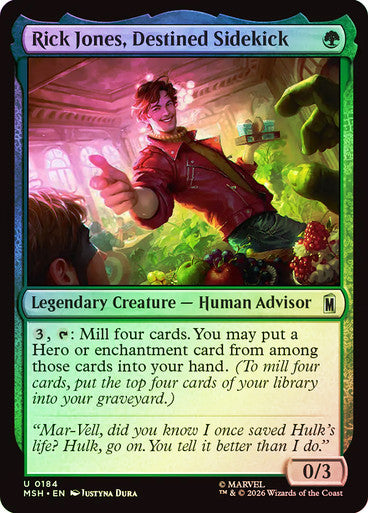 Rick Jones, Destined Sidekick - (Foil): Marvel Super Heroes
