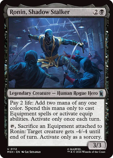 Ronin, Shadow Stalker: Marvel Super Heroes