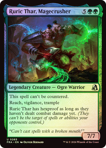 Ruric Thar, Magecrusher - (Foil): Reality Fracture