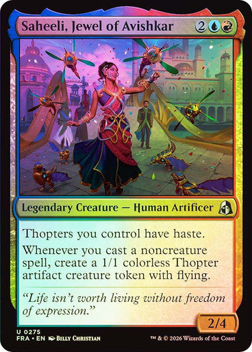 Saheeli, Jewel of Avishkar - (Foil): Reality Fracture