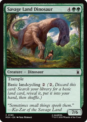 Savage Land Dinosaur: Marvel Super Heroes