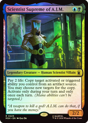 Scientist Supreme of A.I.M. - (Foil): Marvel Super Heroes